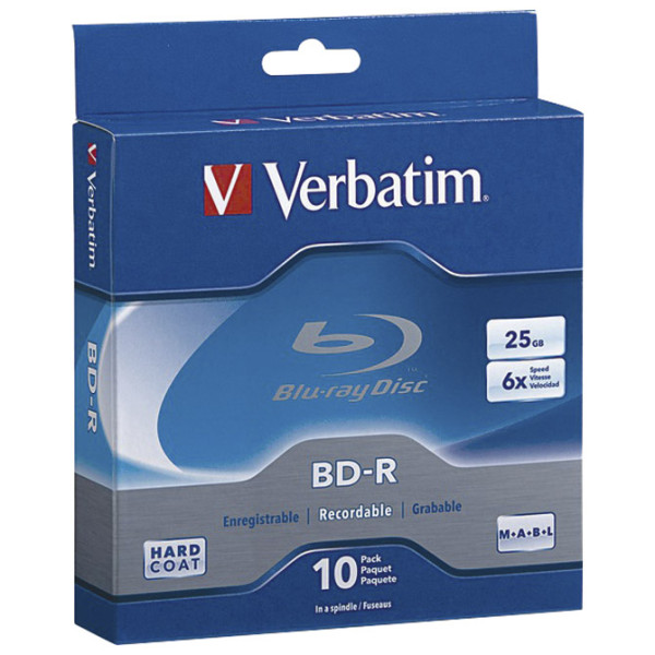 BD-R 25GB/135min 6x JC Verbatim 43753!!