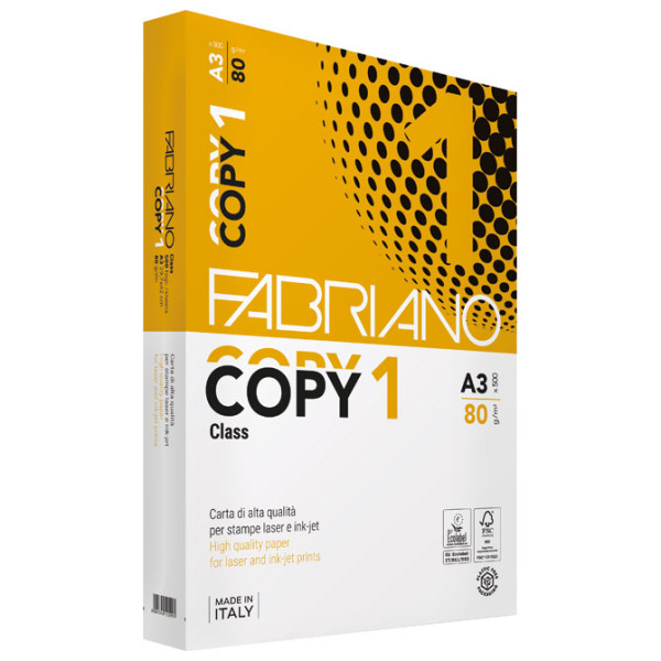 Papir Copy 1 A3 80g pk500 Fabriano 42029742