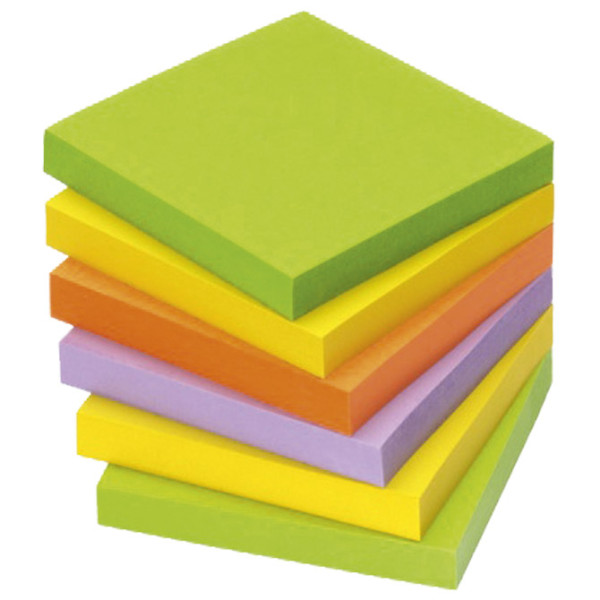 Blok samolepljiv  75x75mm 100L Info Notes 5854-76 neon-sortirano