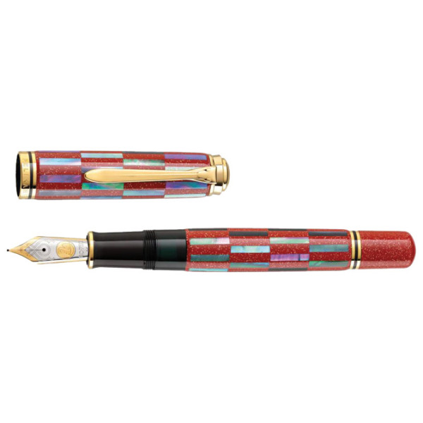 Nalivpero Souveran M1000 (M) Limited Edition Raden Red Infinity Pelikan 818995